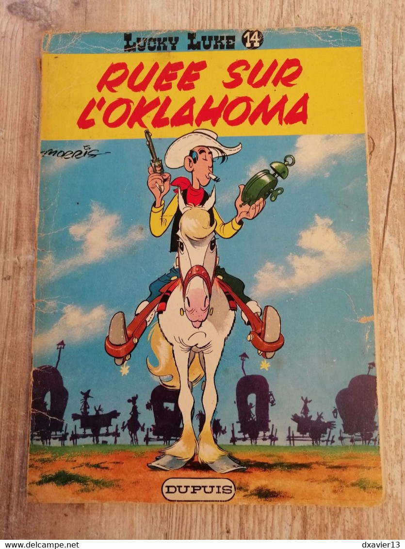 Bande Dessinée - Lucky Luke 14 - Ruée Sur L'Oklahoma (1969) - Lucky Luke