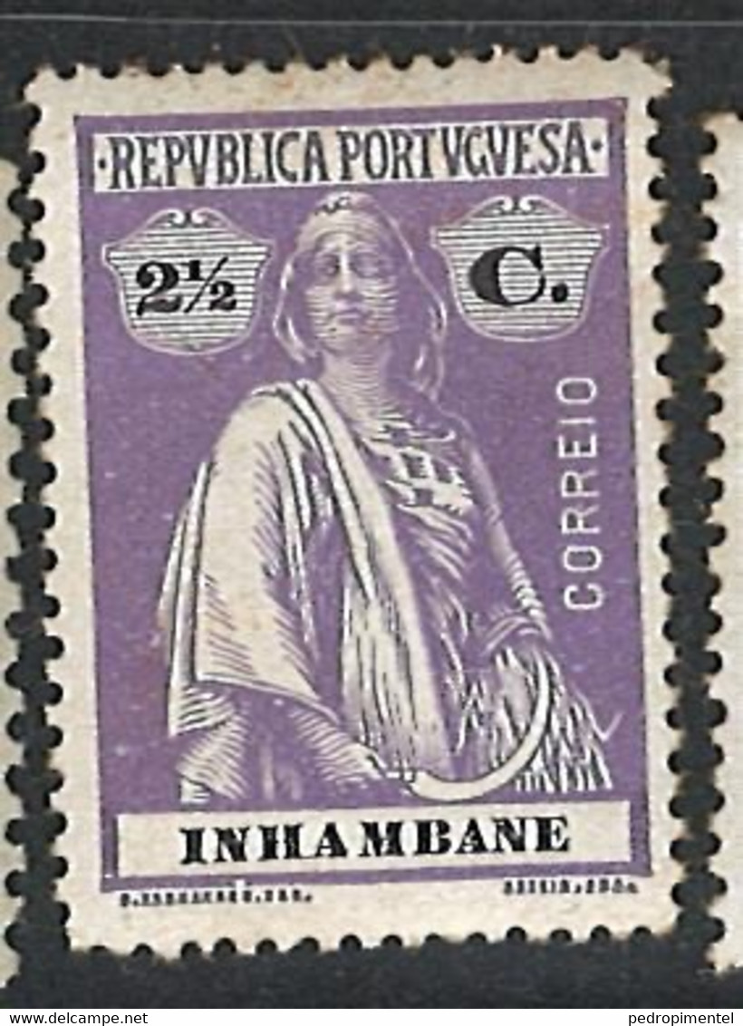 Portugal Mozambique Inhambane 1914 Condition MH OG #76 - Inhambane