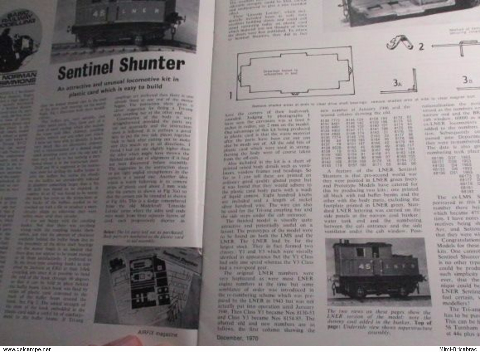 AIRFIXMAG2021 Revue Maquettisme En Anglais AIRFIX MAGAZINE De Décembre 1970 , TBE , Sommaire En Photo 3 - Grande-Bretagne