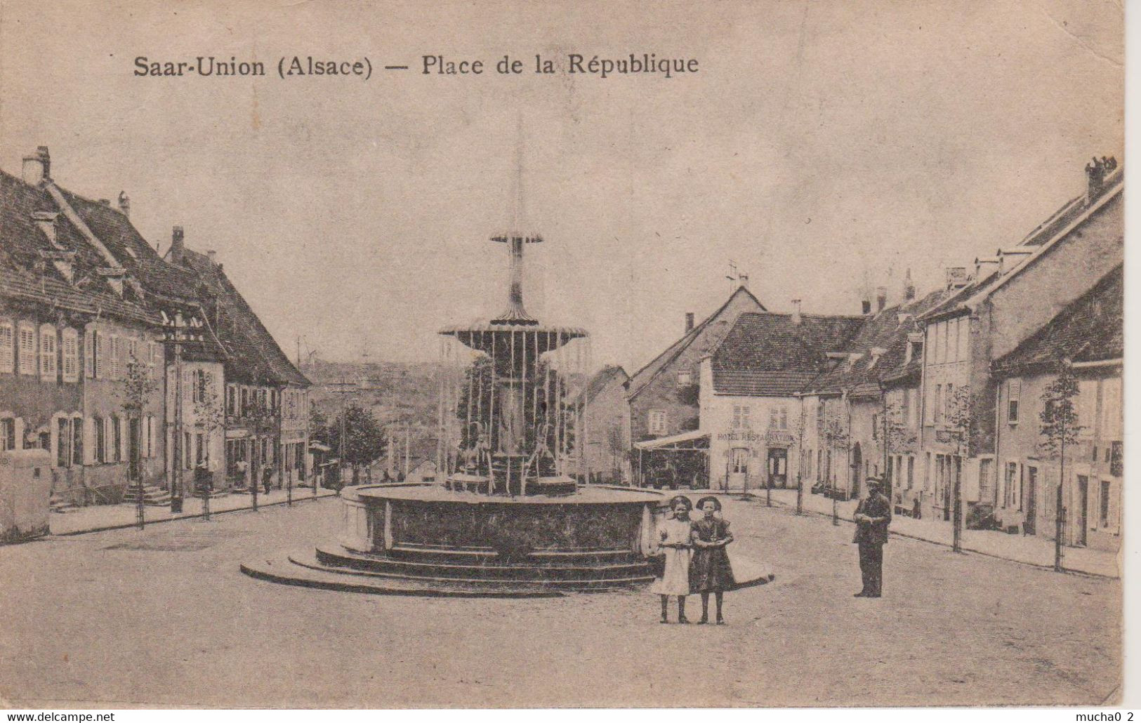 67 - SARRE UNION - PLACE DE LA REPUBLIQUE - Sarre-Union