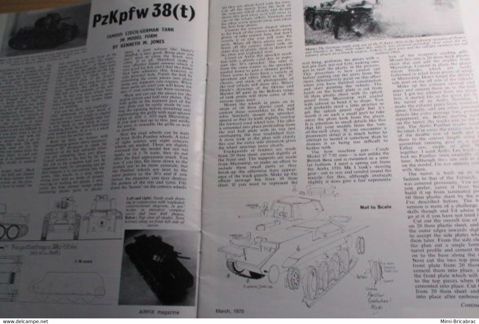 AIRFIXMAG2021 Revue Maquettisme En Anglais AIRFIX MAGAZINE De Mars 1970 , TBE , Sommaire En Photo 3 - Grossbritannien