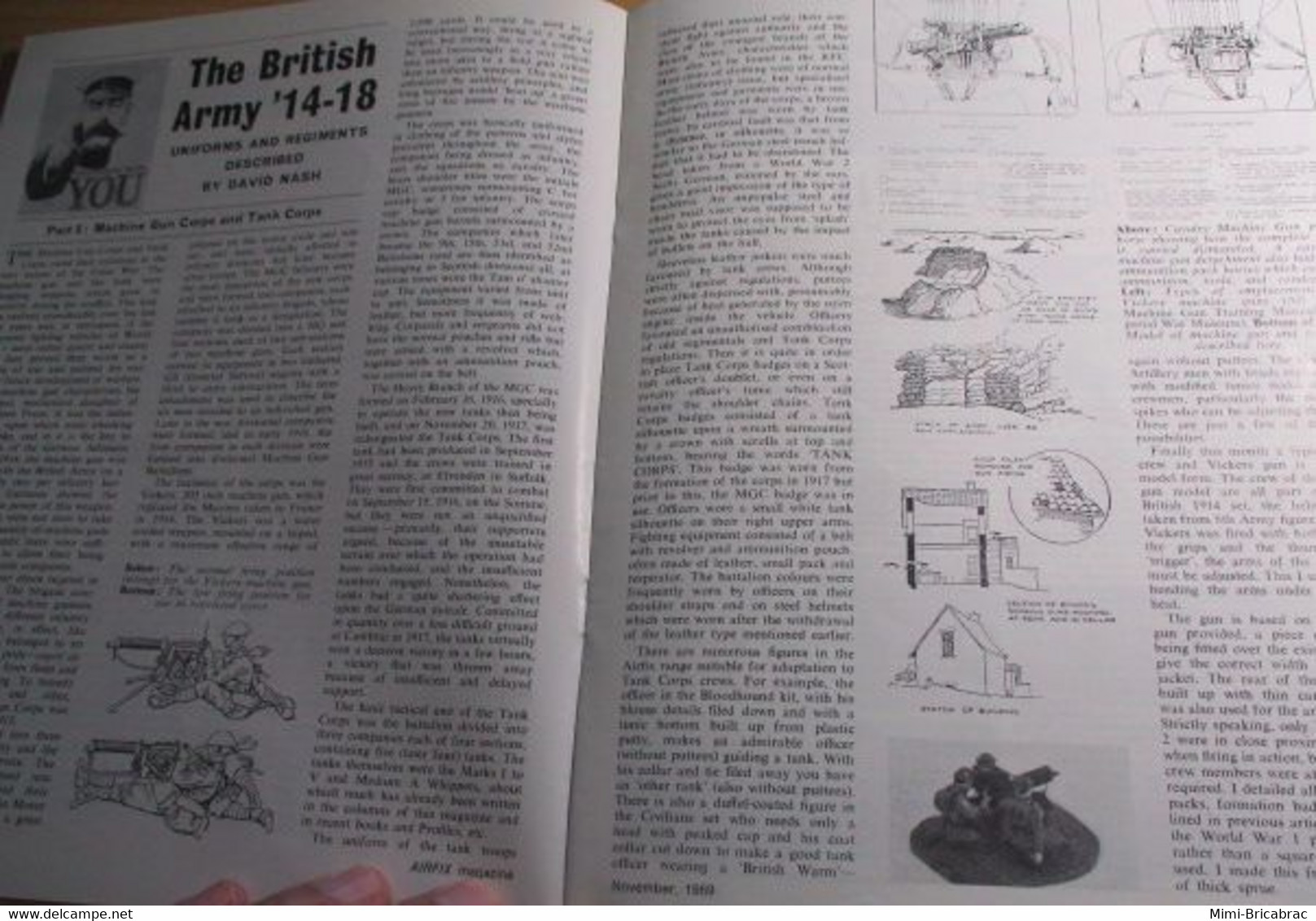 AIRFIXMAG2021 Revue Maquettisme En Anglais AIRFIX MAGAZINE De Novembre 1969 , TBE , Sommaire En Photo 3 - Gran Bretaña