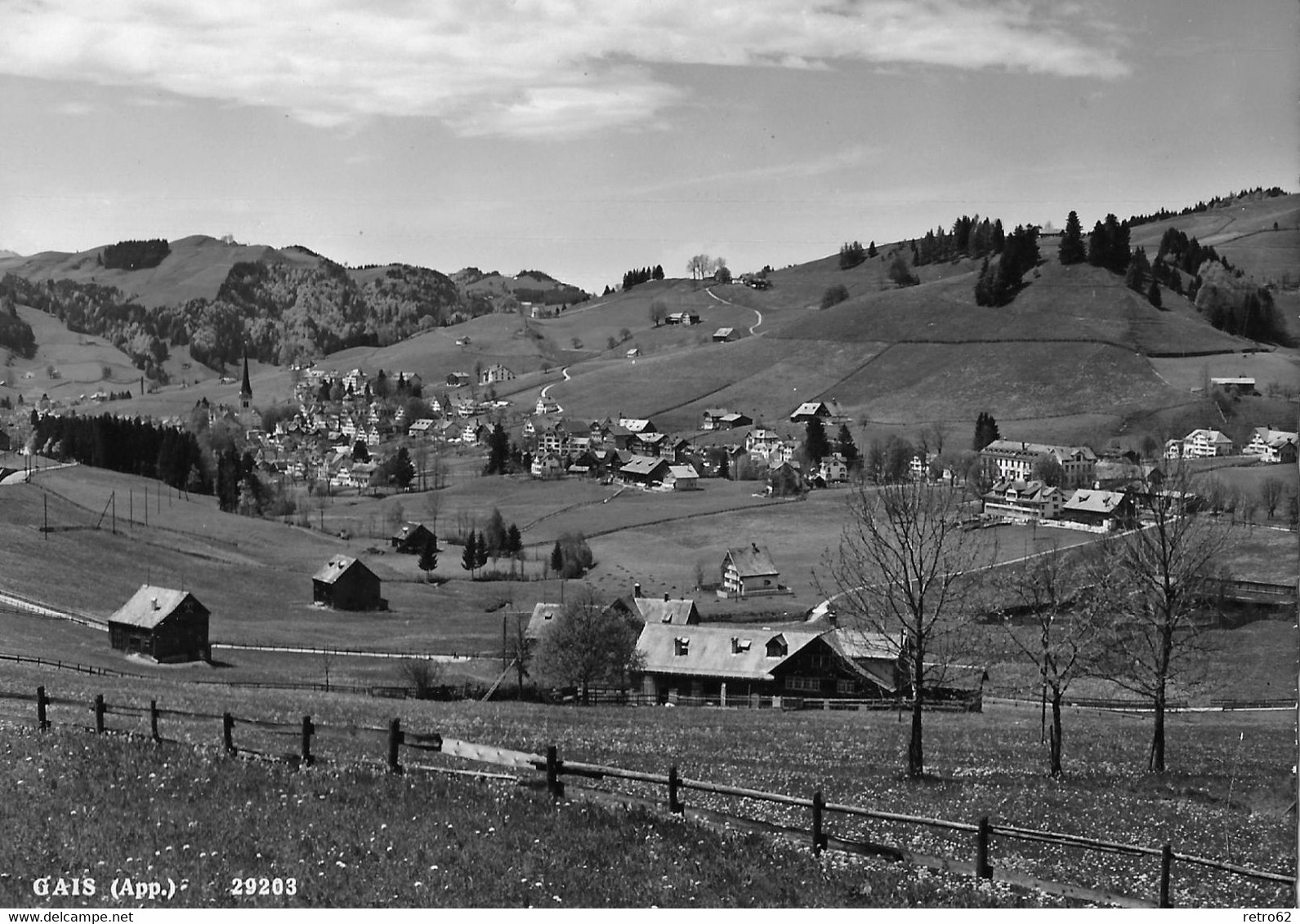 GAIS → Generalansicht Aus Der Ferne, Fotokarte Ca.1955 - Gais