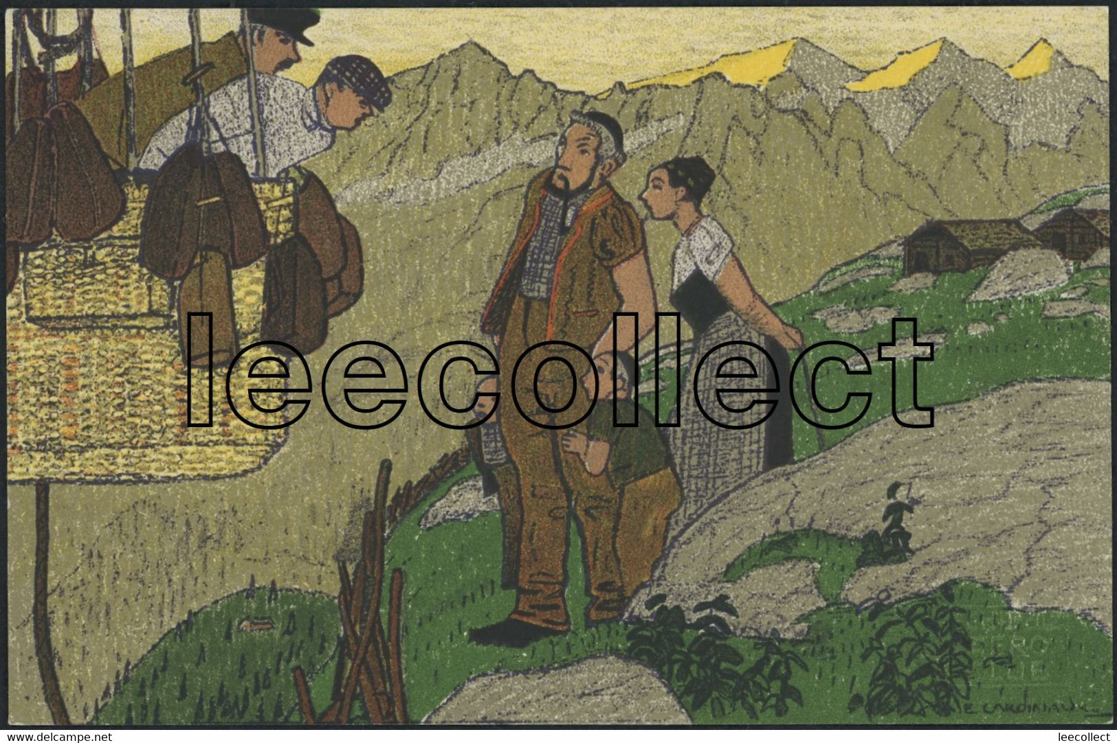 Suisse - ZH Schlieren - Zürich - Ballon - Gordon Bennett 1909 - Litho