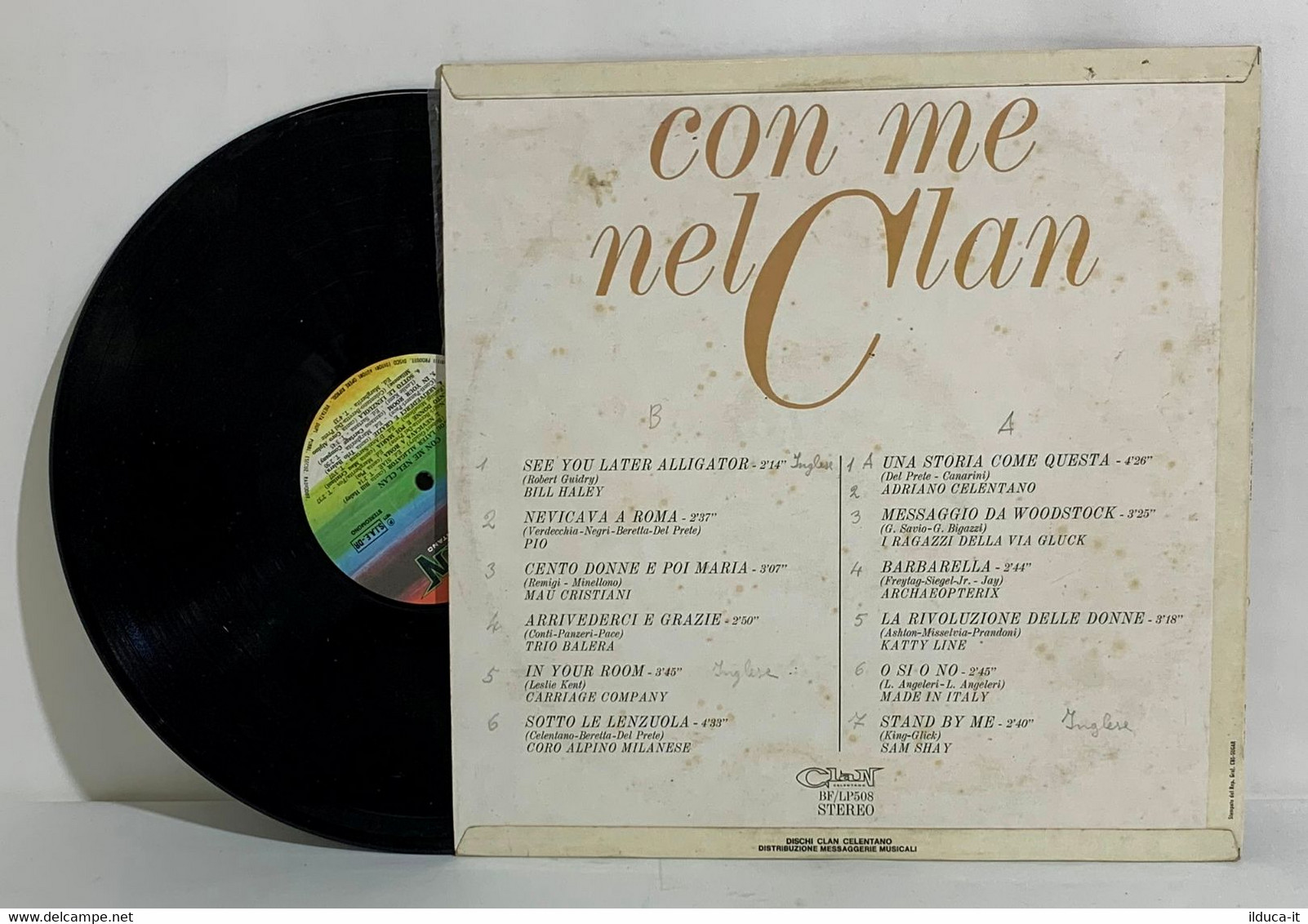 I101891 LP 33 Giri - Claudia Mori / Clan Celentano - Con Me Nel Clan - 1971 - Other - Italian Music