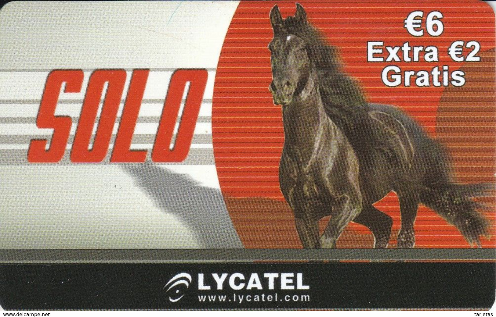 TARJETA DE ESPAÑA DE UN CABALLO (CABALLO-HORSE) - Pferde