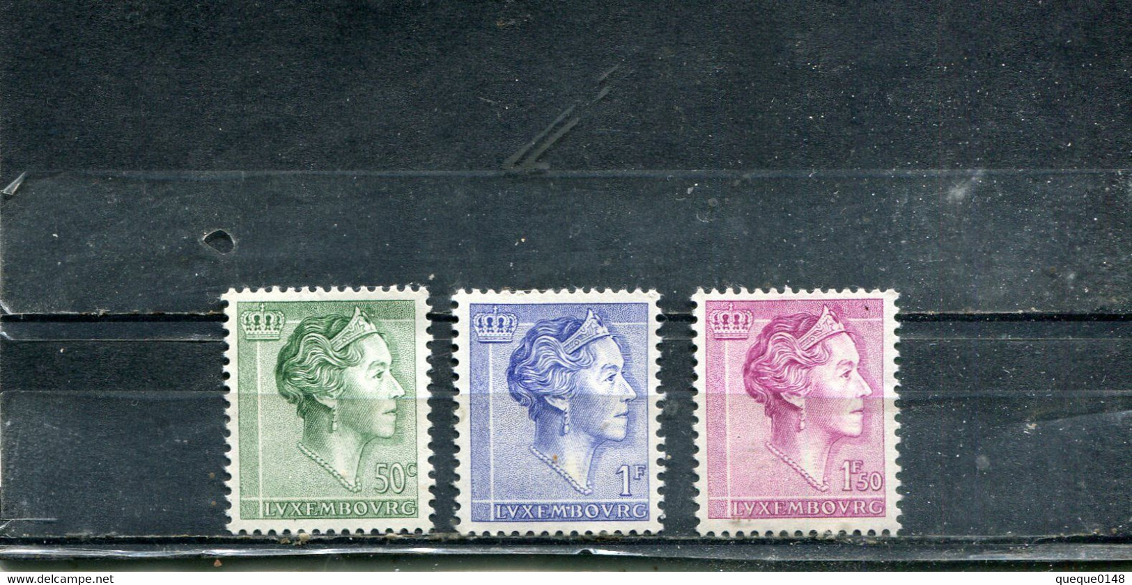 Luxembourg 1960-64 Yt 582-584 * Grande-duchesse Charlotte - 1960 Charlotte, Diadeem