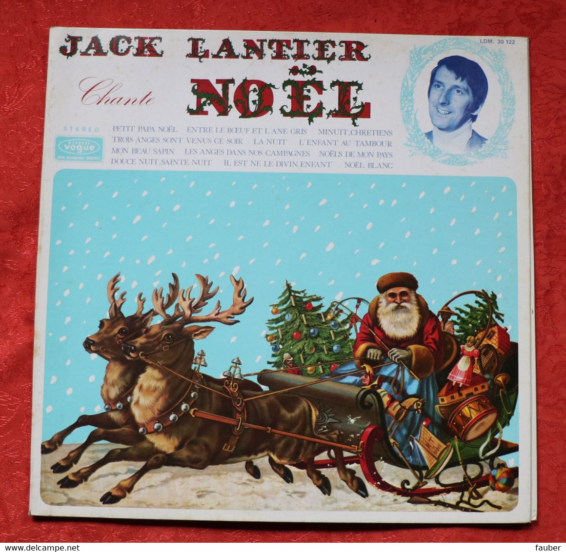 Jack Lantier Chante Noël   Disque : Vogue - Christmas Carols