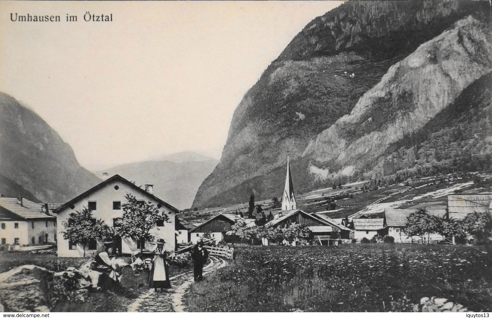 C.P.A. - AUTRICHE - Umhausen Im ötztal - Vue Du Village - TBE - Umhausen