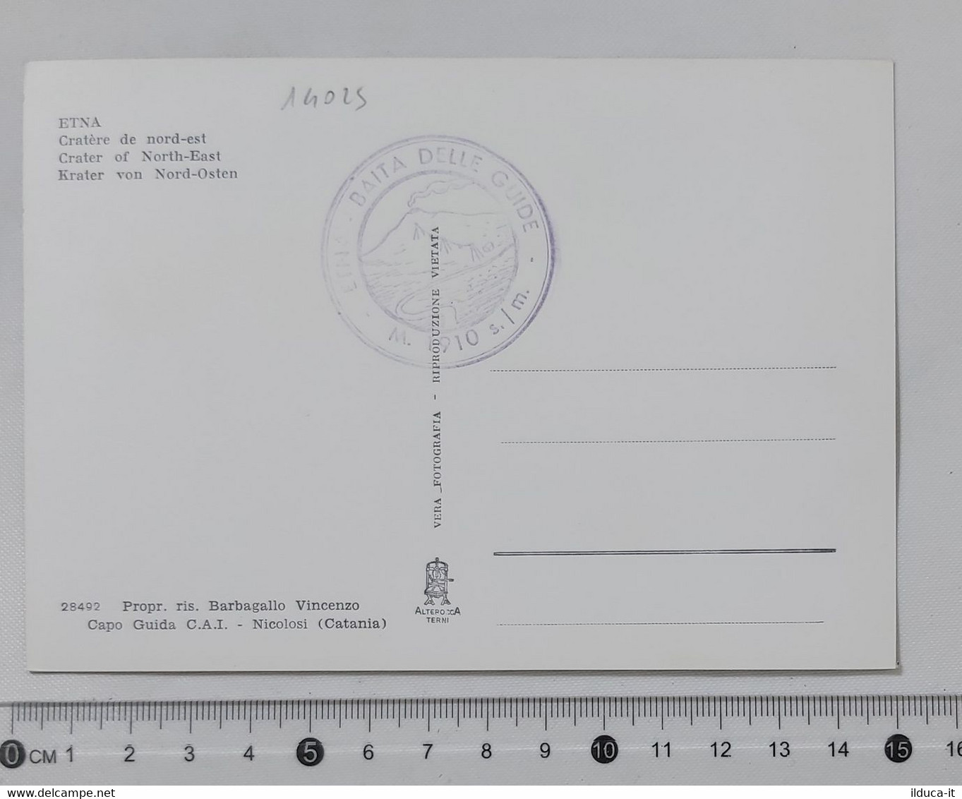 14025 Cartolina - Catania - Etna - Catania