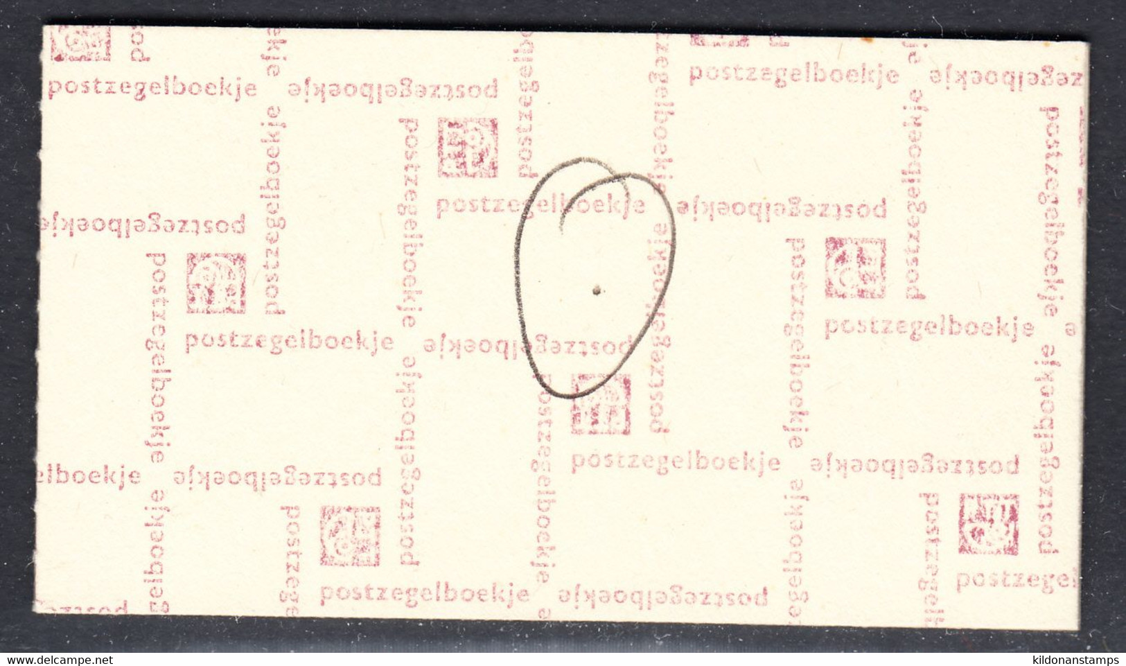 Netherlands 1966 Booklet, Cancelled, Sc# ,SG , PB4 - Libretti