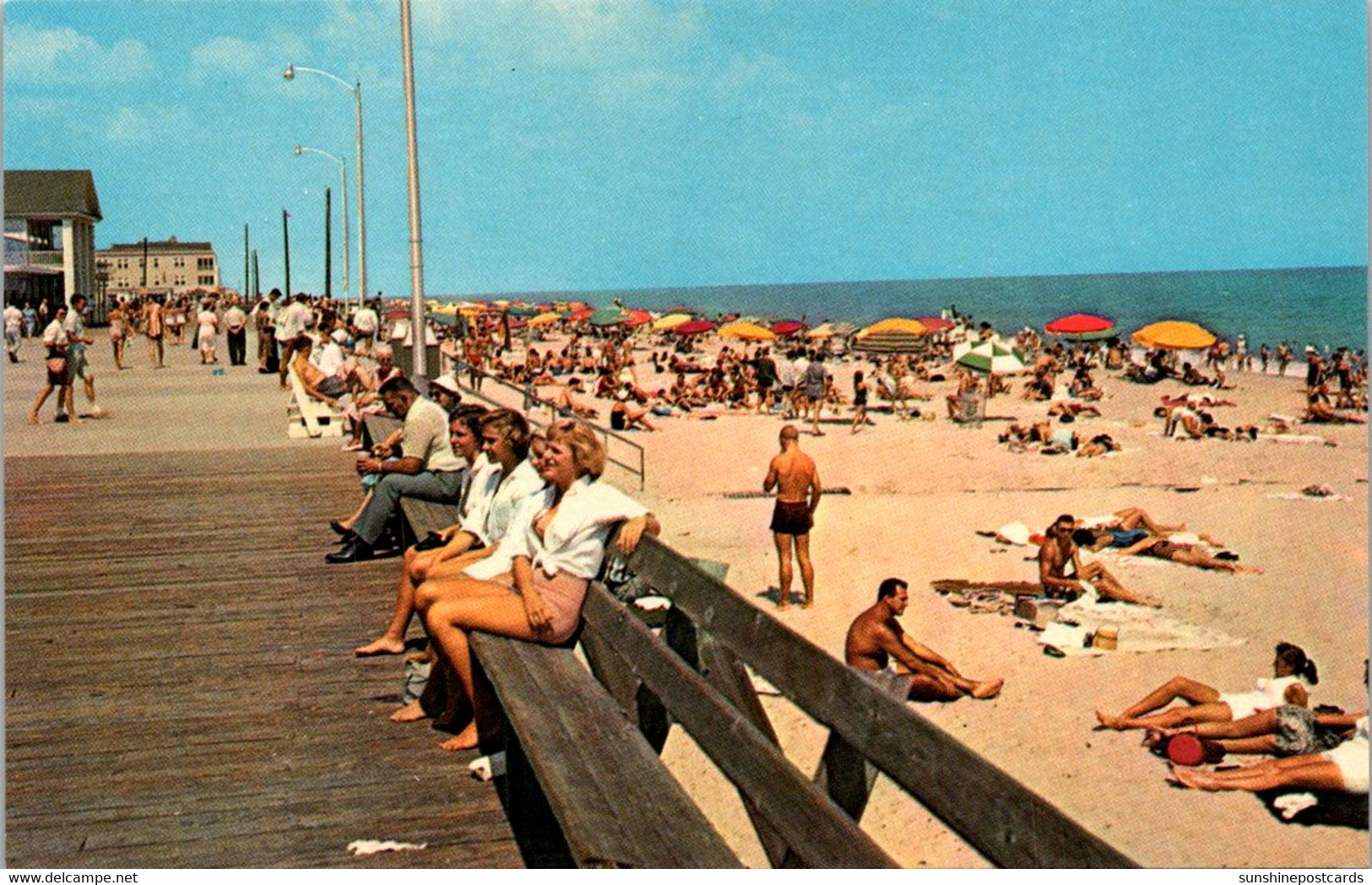 Delaware Rehoboth Beach Greetings Showing Boardwalk - Autres & Non Classés