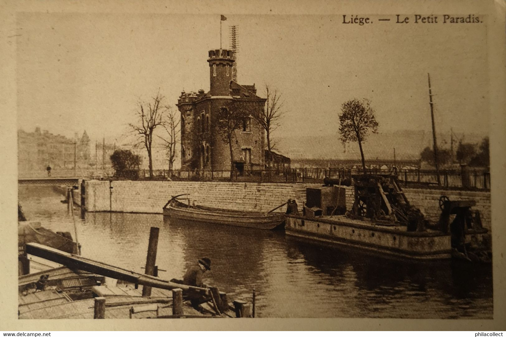 Liege // Le Petit Paradis (Baggerschip) 19?? - Liege