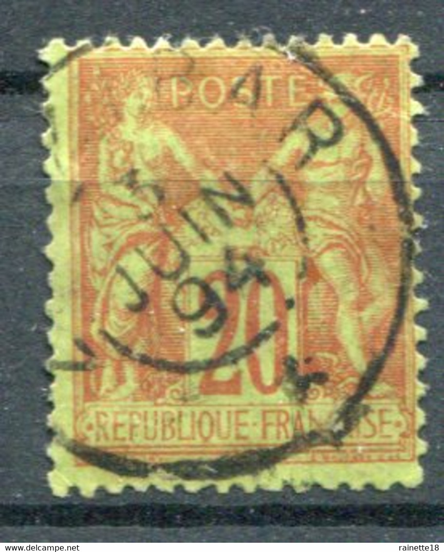 Zanzibar      N°  96  De France Oblitéré Avec Cachet à Date 3 Juin 1894 - Oblitérés