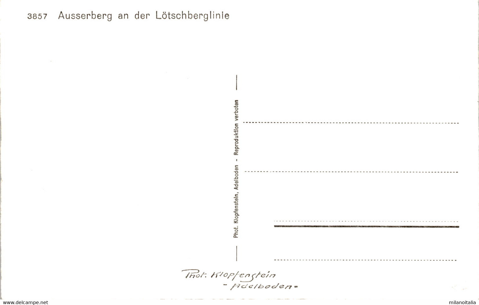 Ausserberg An Der Lötschberglinie (3857) - Ausserberg