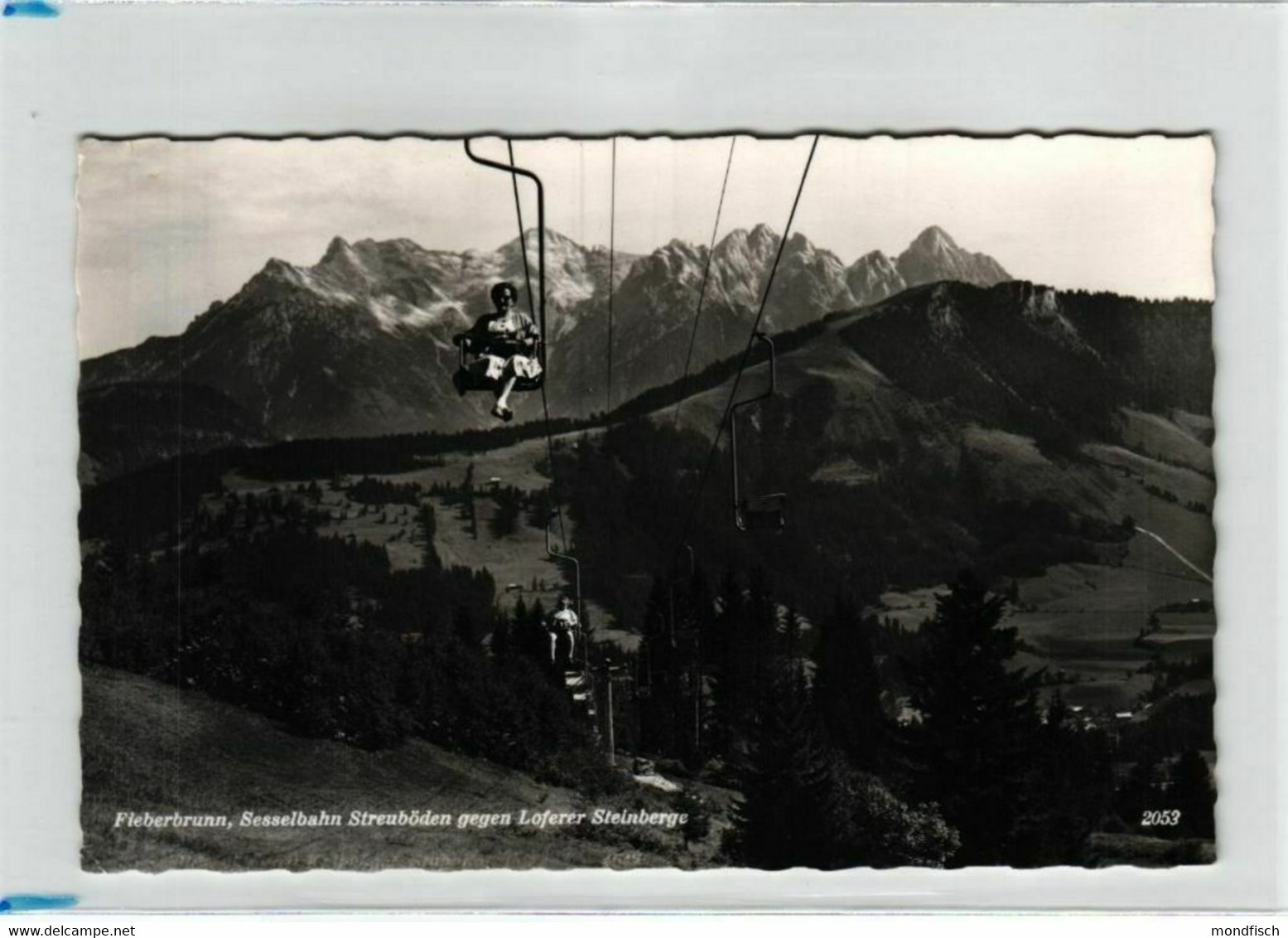 Fieberbrunn 1965 - Sesselbahn Streuböden - Fieberbrunn