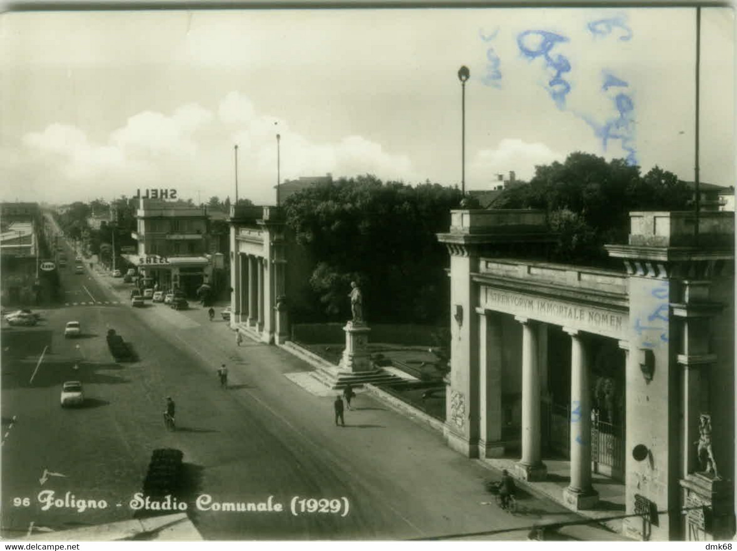 FOLIGNO ( PERUGIA ) STADIUM / STADIO COMUNALE - PIAZZALE DI PORTA ROMANA - SPEDITA 1965 (8469) - Foligno