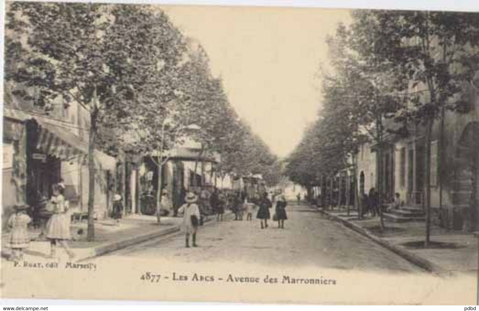 83 . Les Arcs . 4 Cartes ( 2 CPA, 2 CPM ) . VG . Rue Bas Four . Avenue Des Marronniers .. - Les Arcs