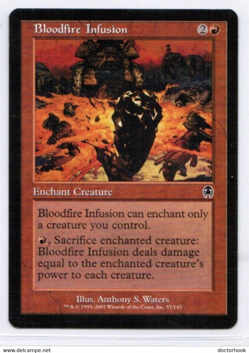 MAGIC The GATHERING  "Bloodfire Infusion"---APOCALYPSE (MTG--126-9) - Sonstige & Ohne Zuordnung