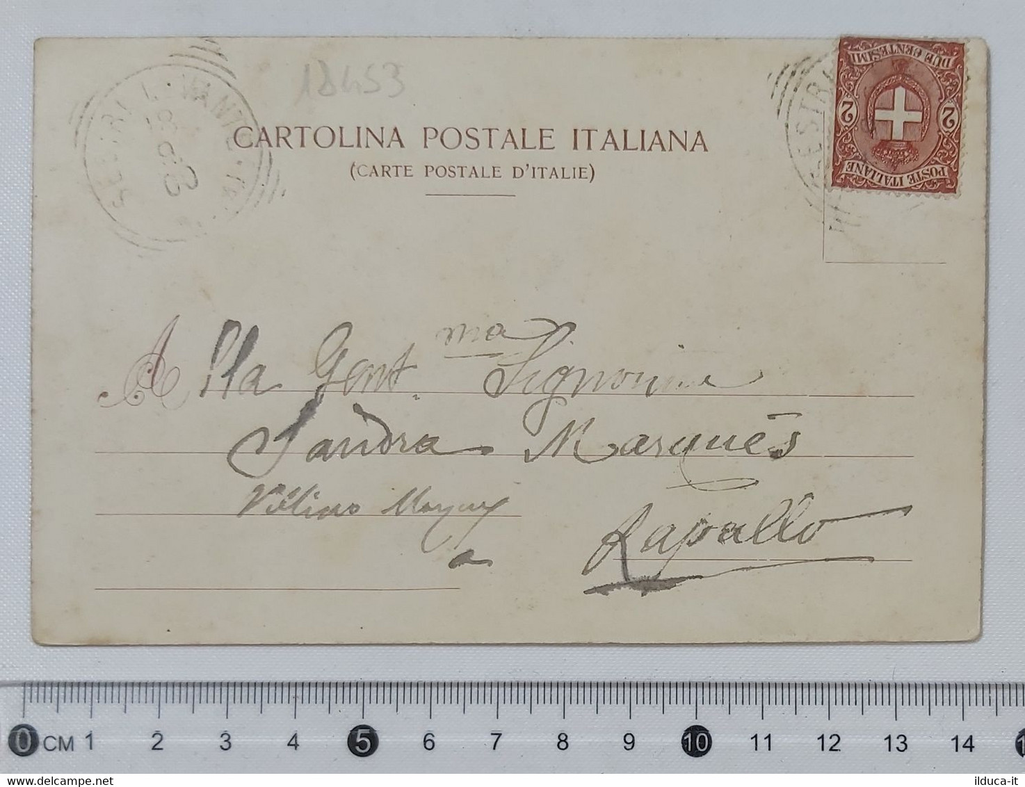 18453 Cartolina - Genova - Sestri Levante - Panorama - VG 1900 - Genova (Genoa)