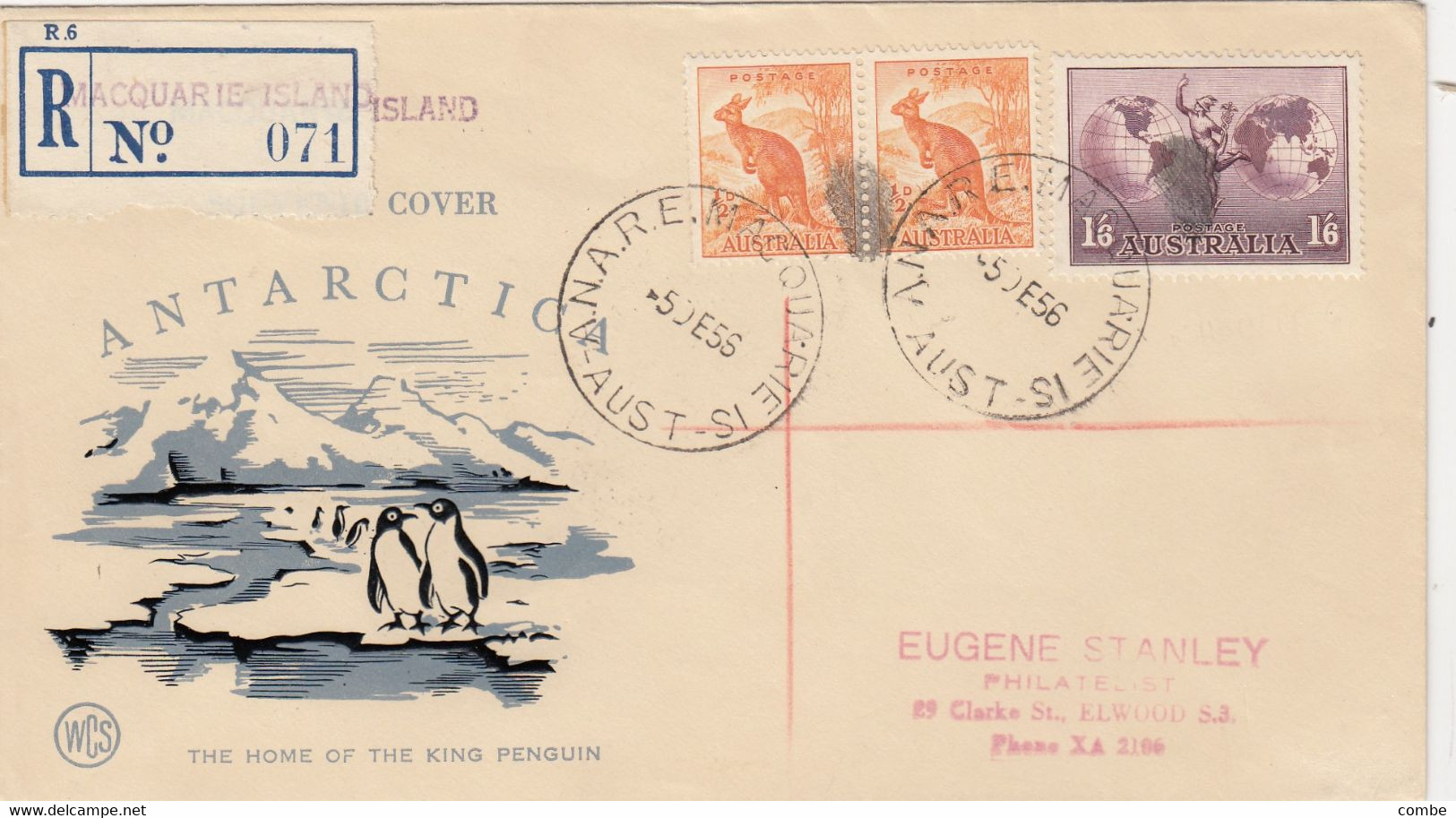 COVER. AUSTRALIAN-ANTARTIC 1958 - Andere & Zonder Classificatie