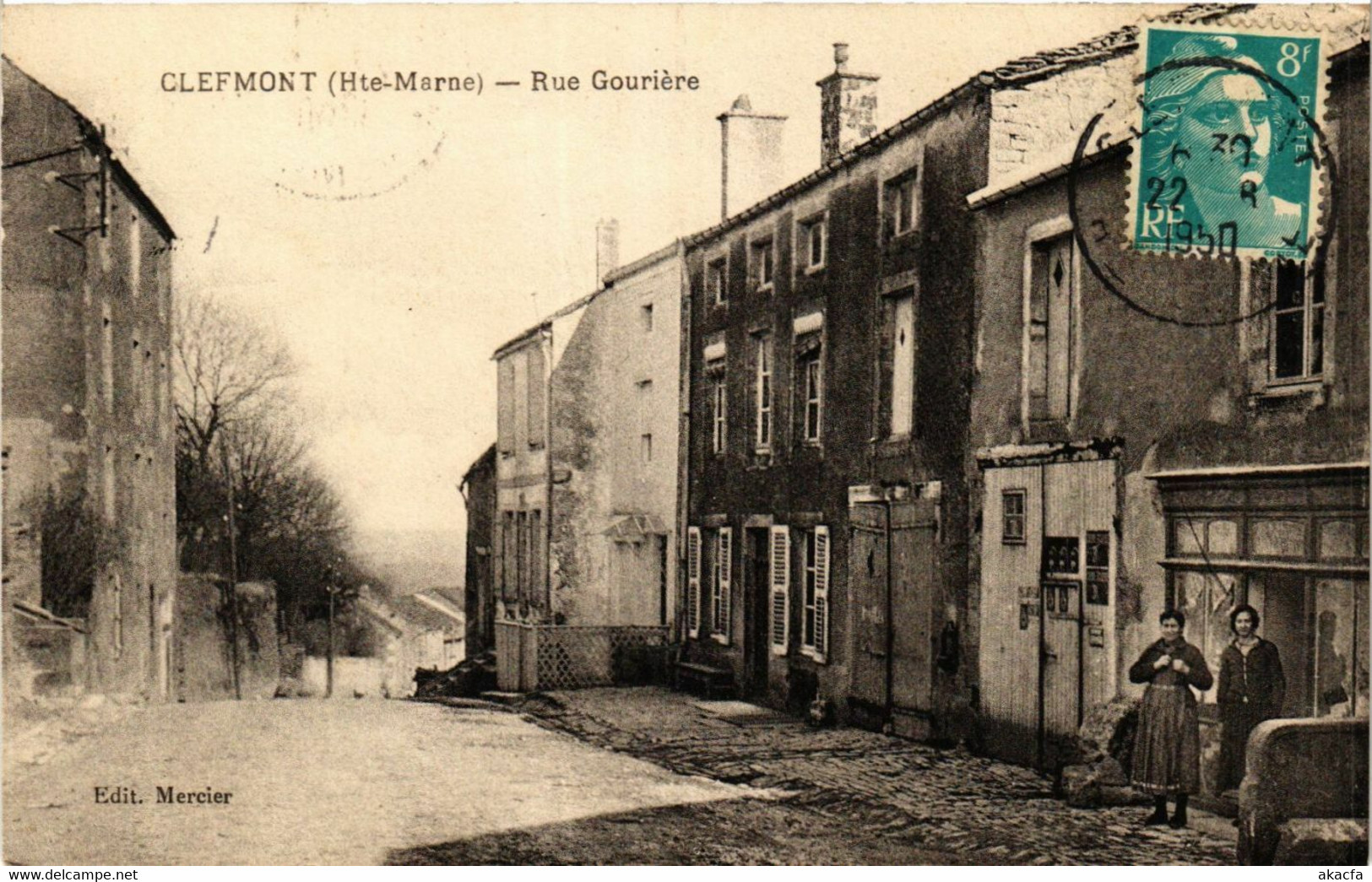 CPA AK CLEFMONT - Rue Gouriere (368717) - Clefmont