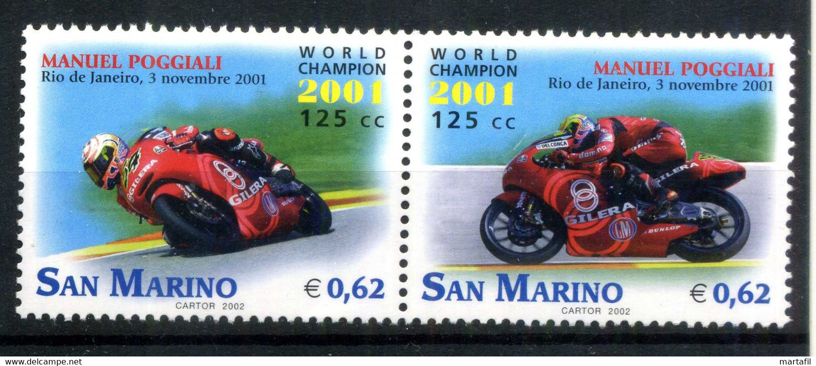 2002 SAN MARINO SET MNH ** - Ongebruikt