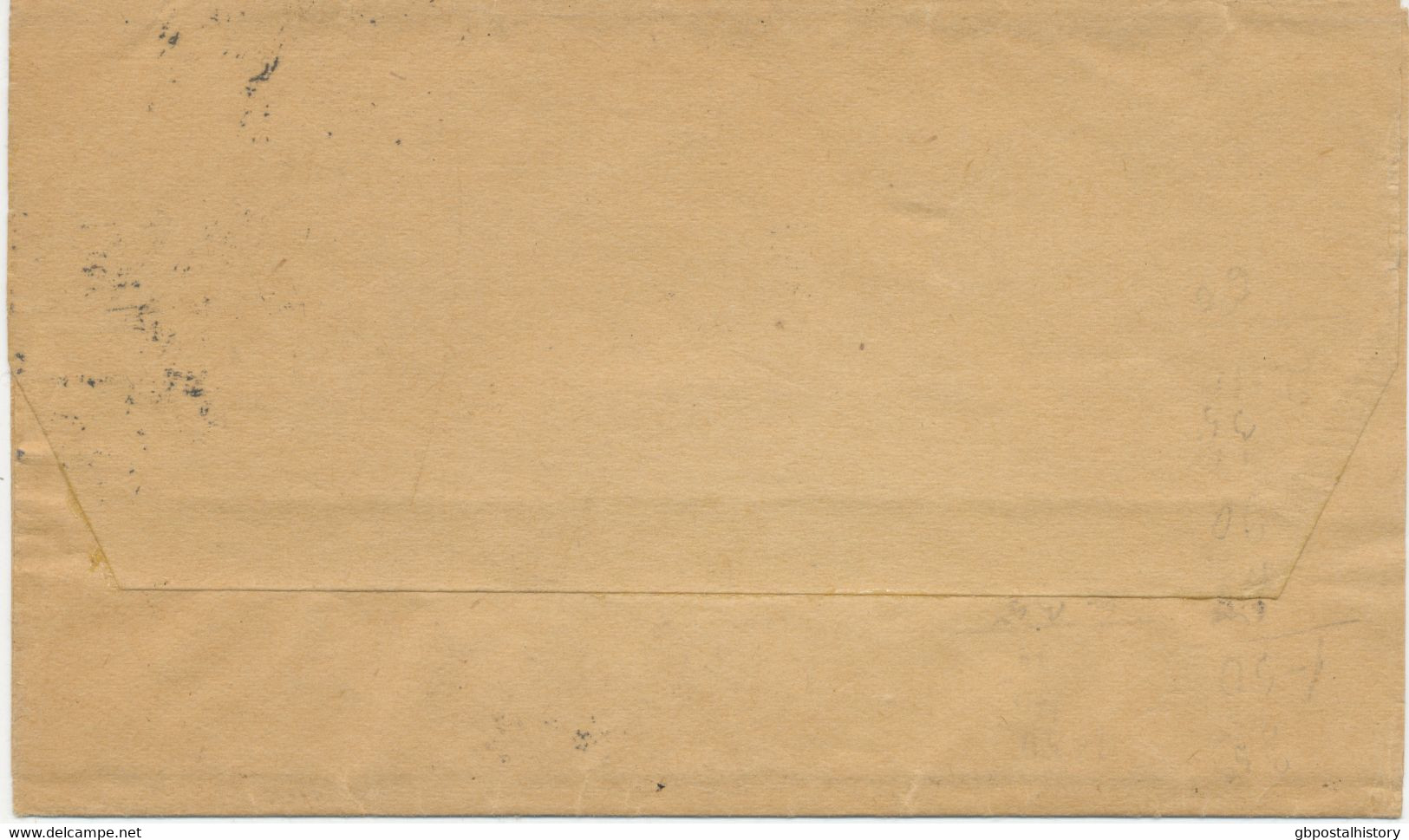 GB „GLASGOW / 6“ SCOTTISH DOUBLE CIRCLES (DOUBLE ARC TYPES 25mm – Small Type) Superb EVII 1/2d Postal Stationery Wrapper - Cartas & Documentos
