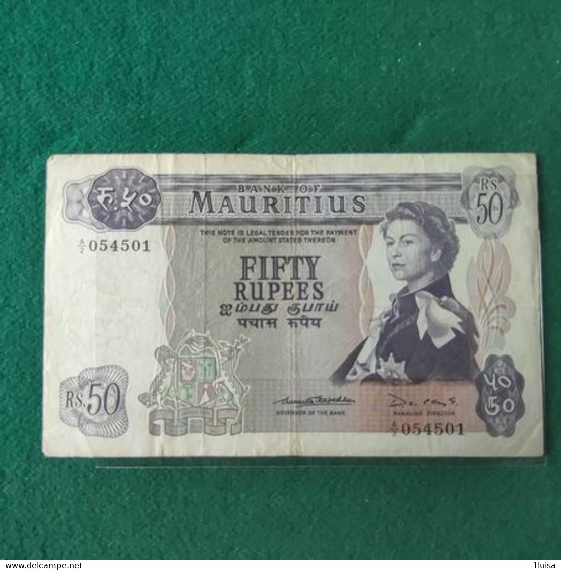Mauritius 50 Rupees 1967 - Mauritius