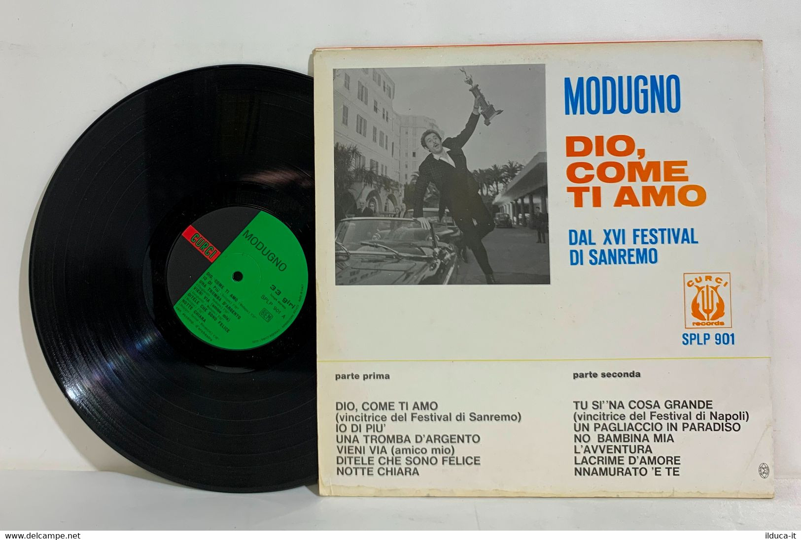 I100442 LP 33 Giri - Domenico Modugno - Dio, Come Ti Amo - Curci 1966 - Other - Italian Music