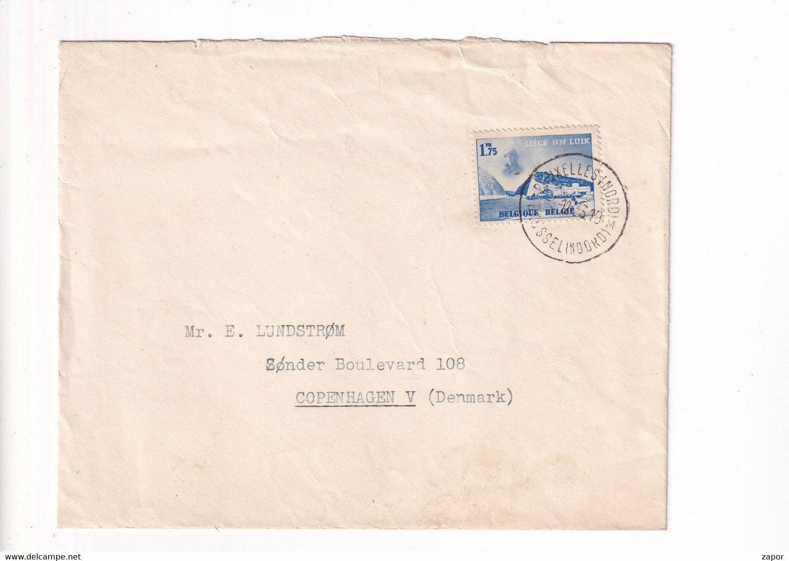 Brief 1938 487 - Ternaaien - Met Correspondentie Deense Postzegelverzamelaar Inclusief Enkele Deense Postzegels - Letter Covers