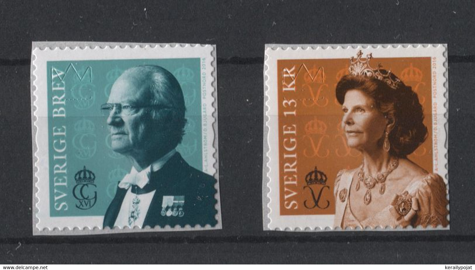 Sweden - 2016 King Carl XVI Self-adhesive MNH__(TH-18697) - Nuovi