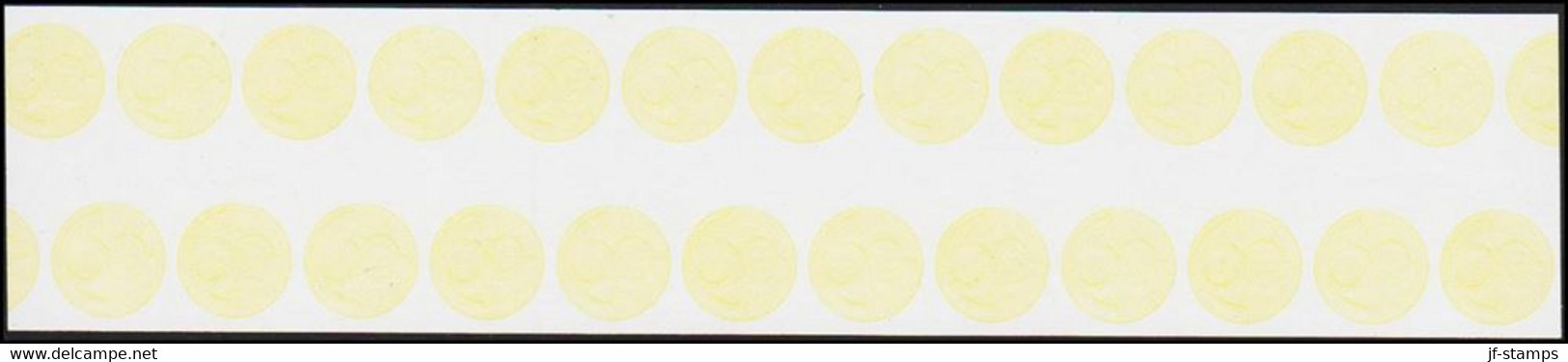 1991. SVERIGE. AUTOMATPORTO (FRAMA.) 5-stripe With Only The Yellow Bottomprint. Very U... (MICHEL AU 1 PROOF) - JF512218 - Machine Labels [ATM]