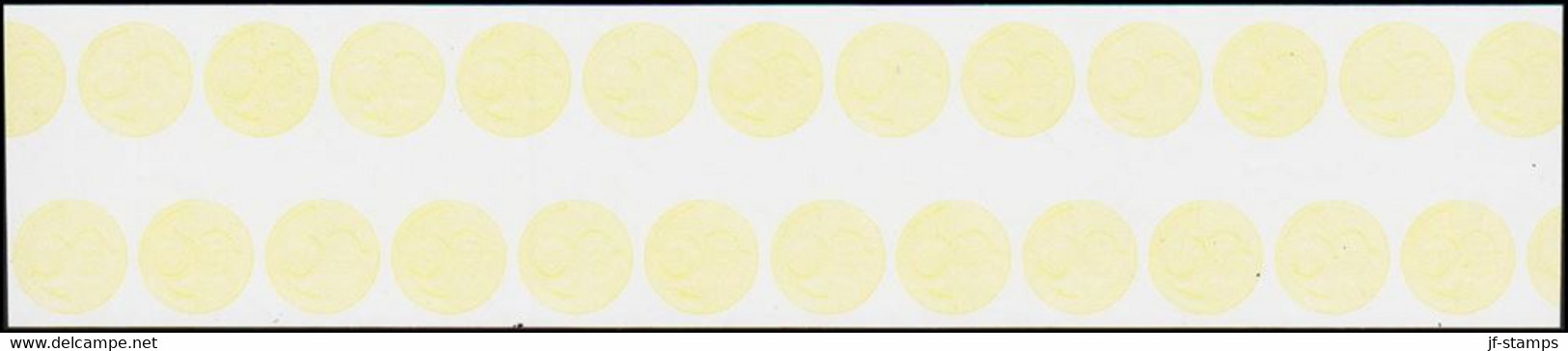 1991. SVERIGE. AUTOMATPORTO (FRAMA.) 5-stripe With Only The Yellow Bottomprint. Very U... (MICHEL AU 1 PROOF) - JF512219 - Viñetas De Franqueo [ATM]