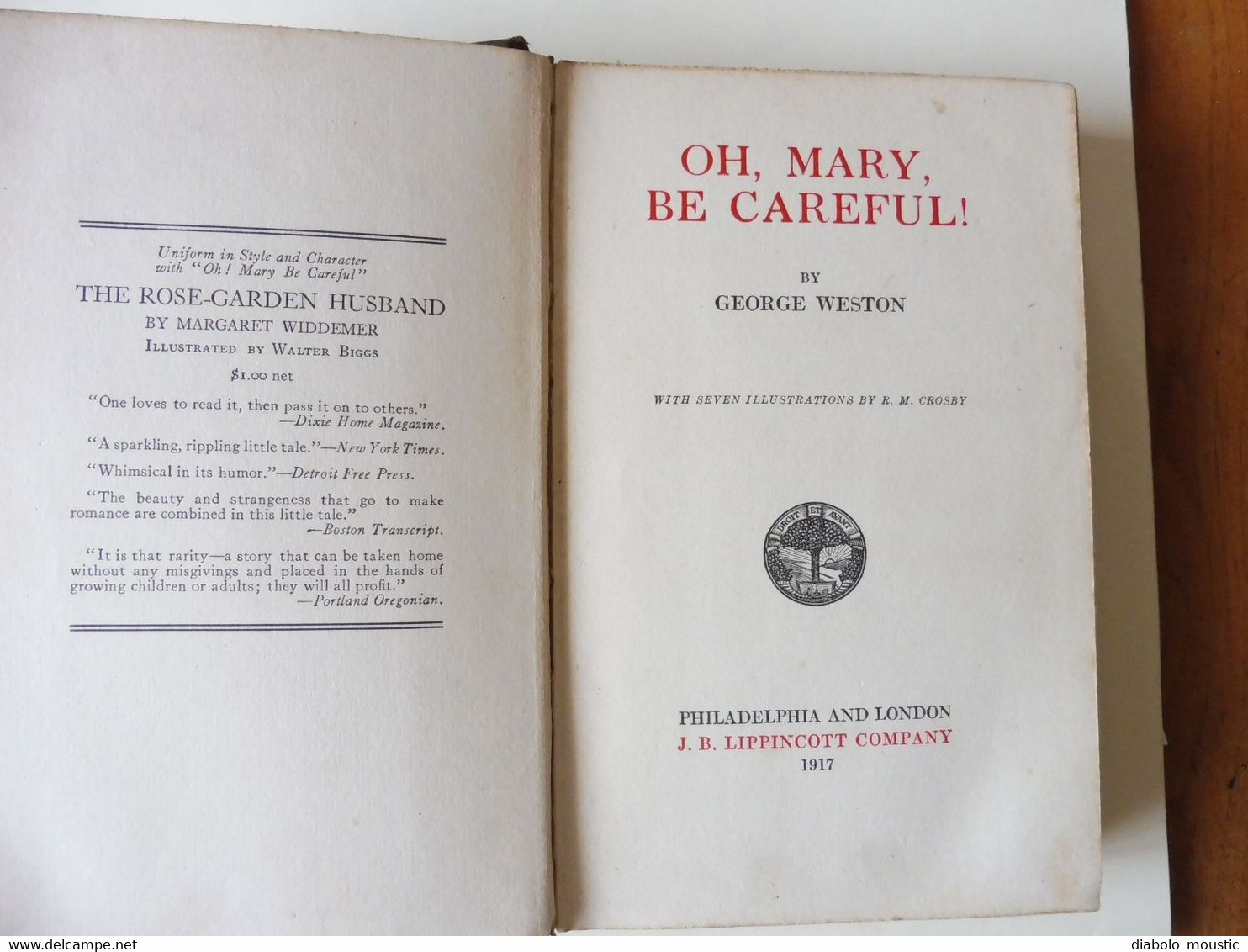 1917 OH, MARY,  BE CAREFUL   (George Weston) - Fuerzas Armadas Americanas