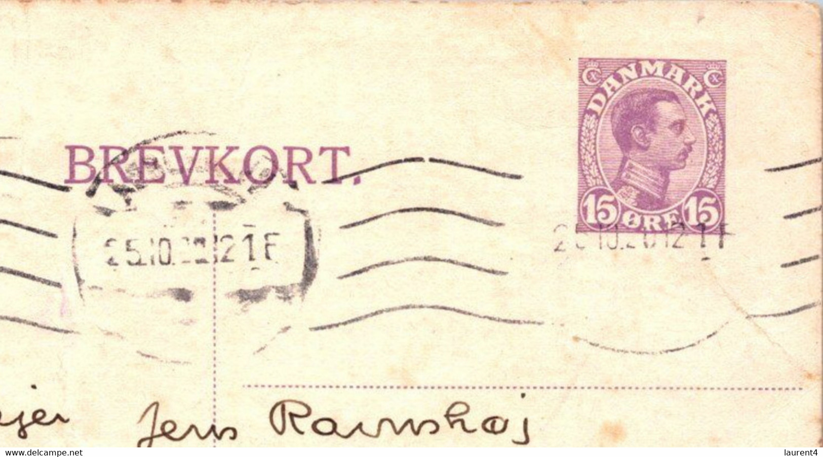 (5 B 8) Denmark - Posted - 1920  - BREVKORT - Andere & Zonder Classificatie