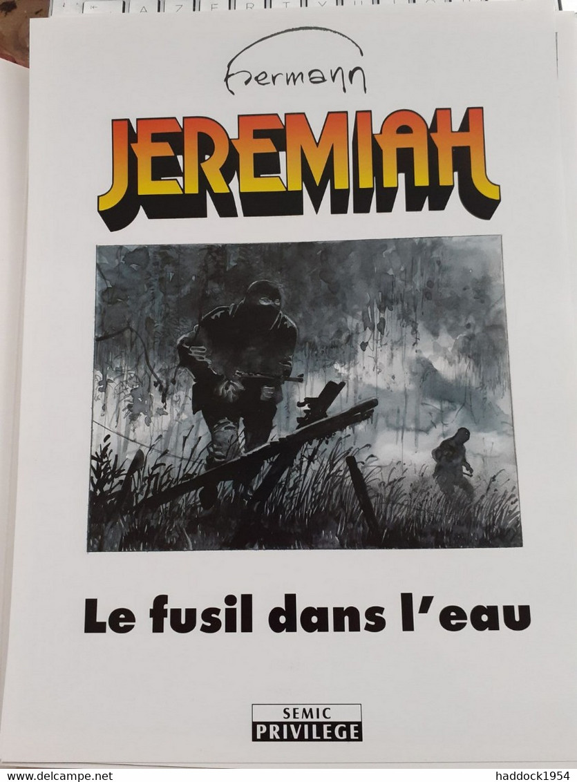 Le Fusil Dans L'eau  JEREMIAH HERMANN Semic Privilège  2001 - Erstausgaben