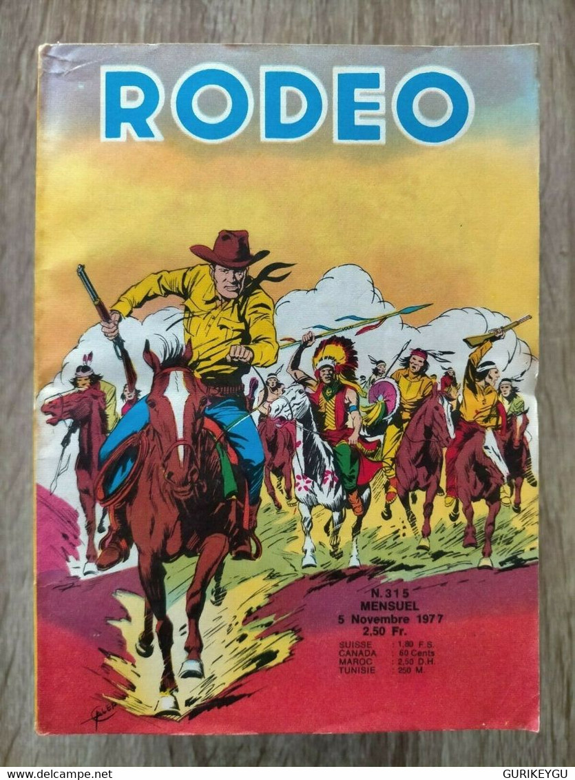 Bd RODEO N° 315 TEX WILLER  CARSON 05/11/1977  LUG   TTBE - Rodeo
