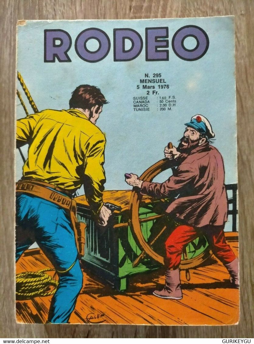 Bd RODEO N° 295 TEX WILLER  CARSON 05/03/1976  LUG   BE - Rodeo