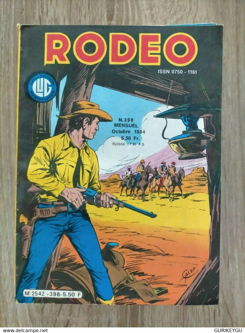 Bd RODEO N° 398 TEX WILLER CARSON 05/10/1984  LUG  BE - Rodeo