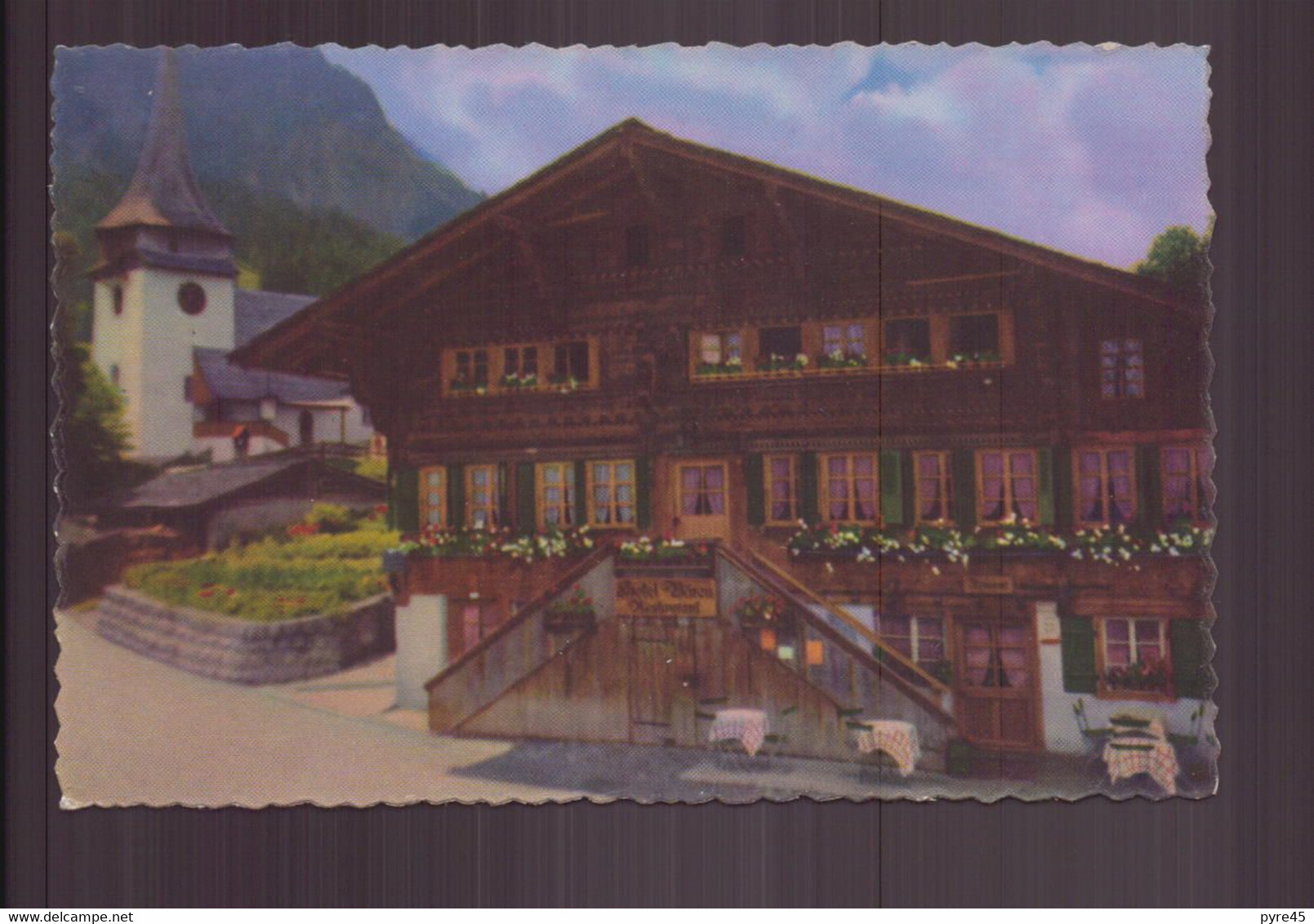 SUISSE HOTEL BAREN UND KIRCHE VON GSTEIG - Gsteig Bei Gstaad