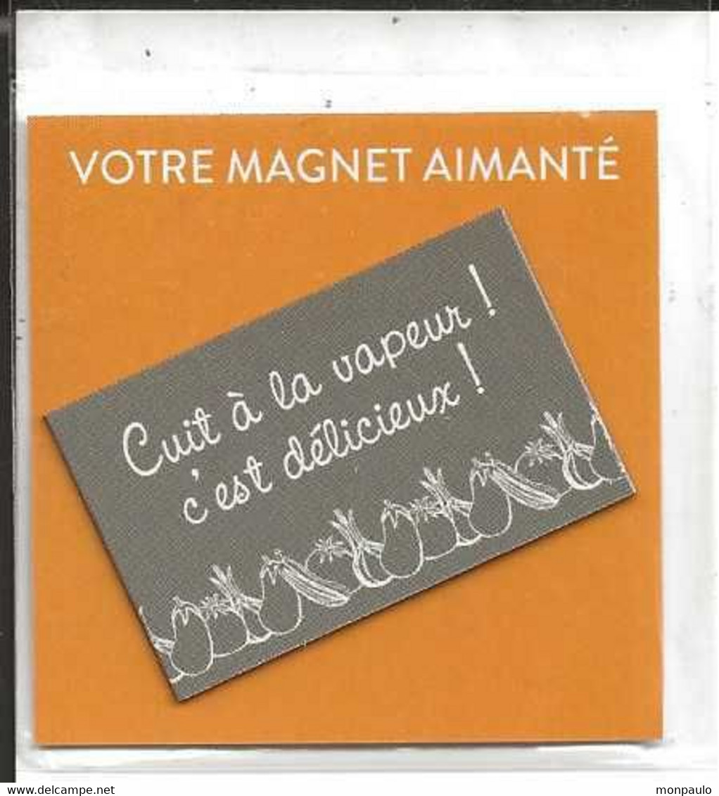 Magnets. Magnet "Françoise Saget" "Cuit à La Vapeur C'est Délicieux" - Andere & Zonder Classificatie