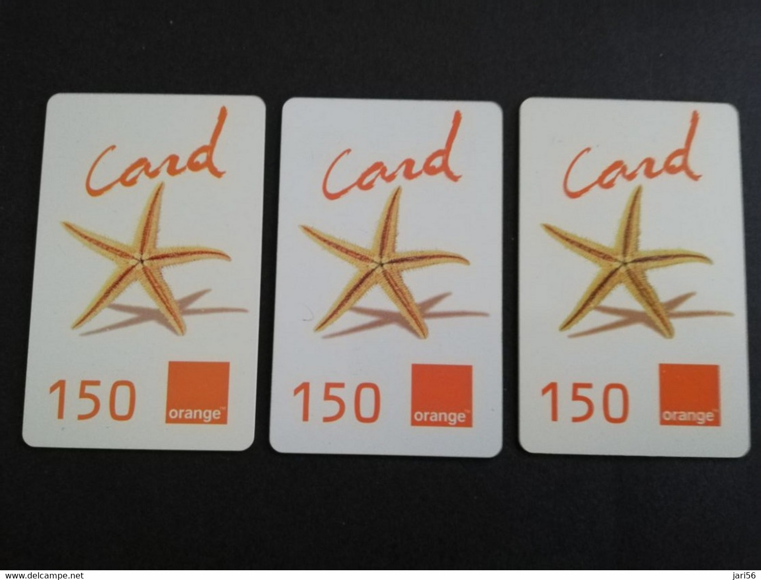 Phonecard St Martin French  3X CARDS ORANGE ,150 Units   SEASTAR  Date 30/04/02+:30-09-02 + 31/12-02  **6621 ** - Antilles (French)