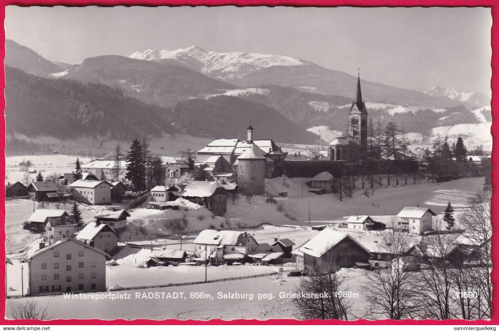 AK: Echtfoto - Wintersportplatz Radstatt, Ungelaufen (Nr. 4458) - Radstadt