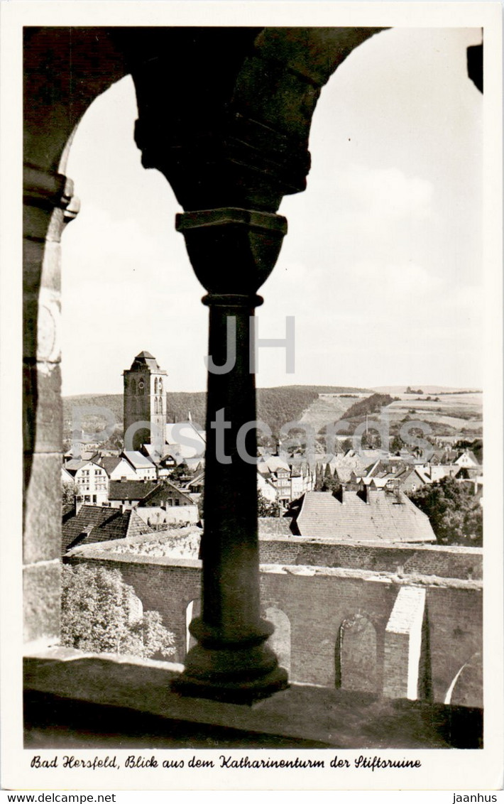 Bad Hersfeld - Blick Aus Dem Katharinenturm Der Stiftsruine - Old Postcard - Germany - Unused - Bad Hersfeld