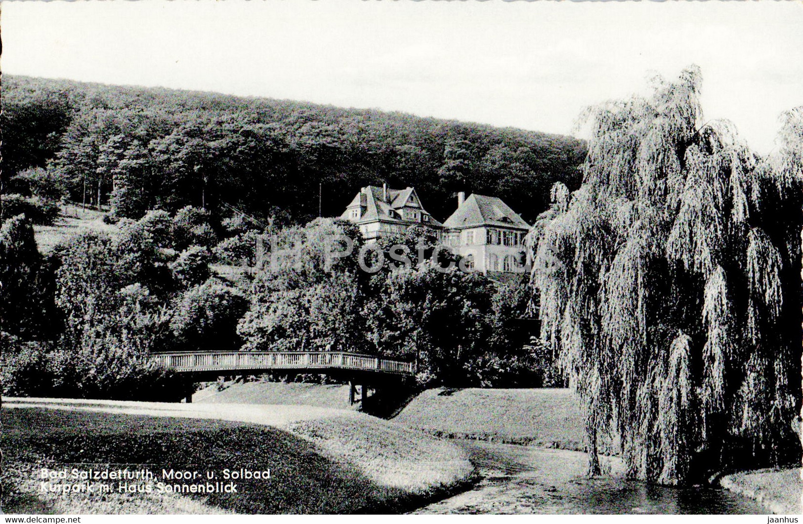 Bad Salzdetfurth - Moor U Solbad - Kurpark M Haus Sonnenblick - Old Postcard - Germany - Used - Bad Salzdetfurth