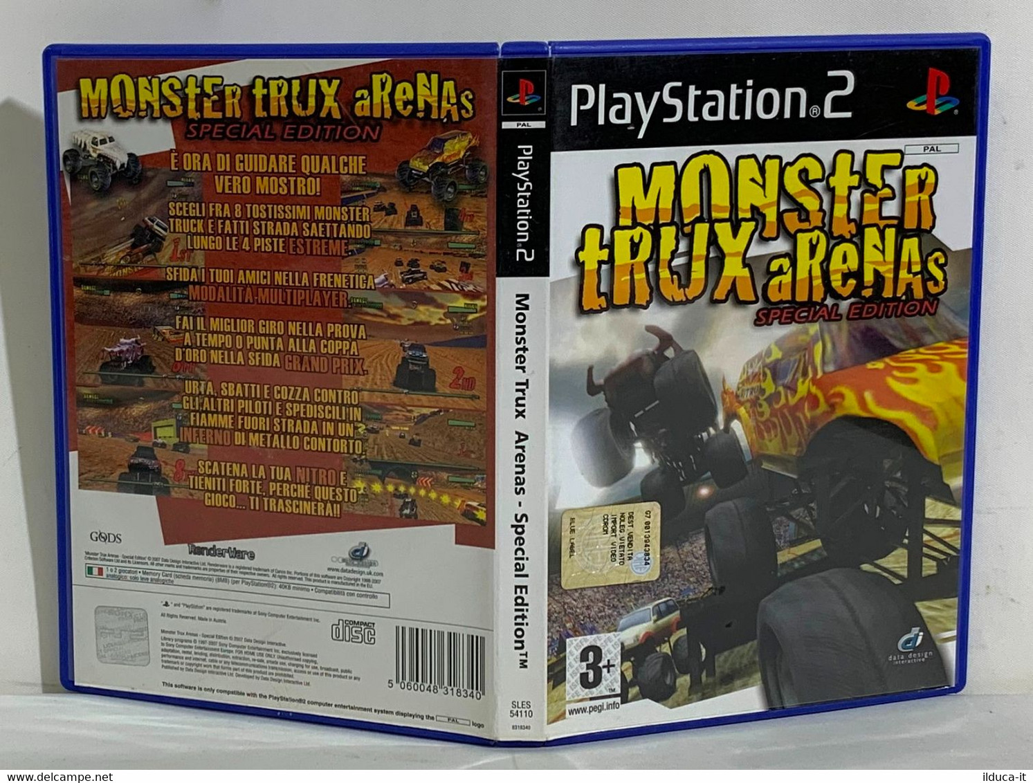 I102072 Play Station 2 / PS2 - MONSTER TRUX ARENAS Special Edition - 2007 - Playstation 2