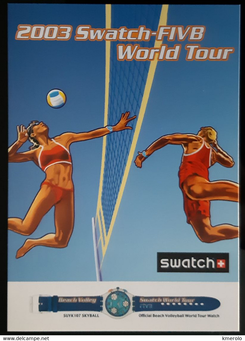 Swatch Beach Volley Tour 2003 Carte Postale - Volleyball