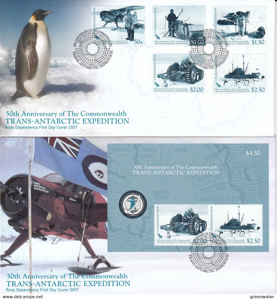 Ross Dependency 2007 Commonwealth Trans-antarctic Expedition 2 Fdc (ROF155) - FDC