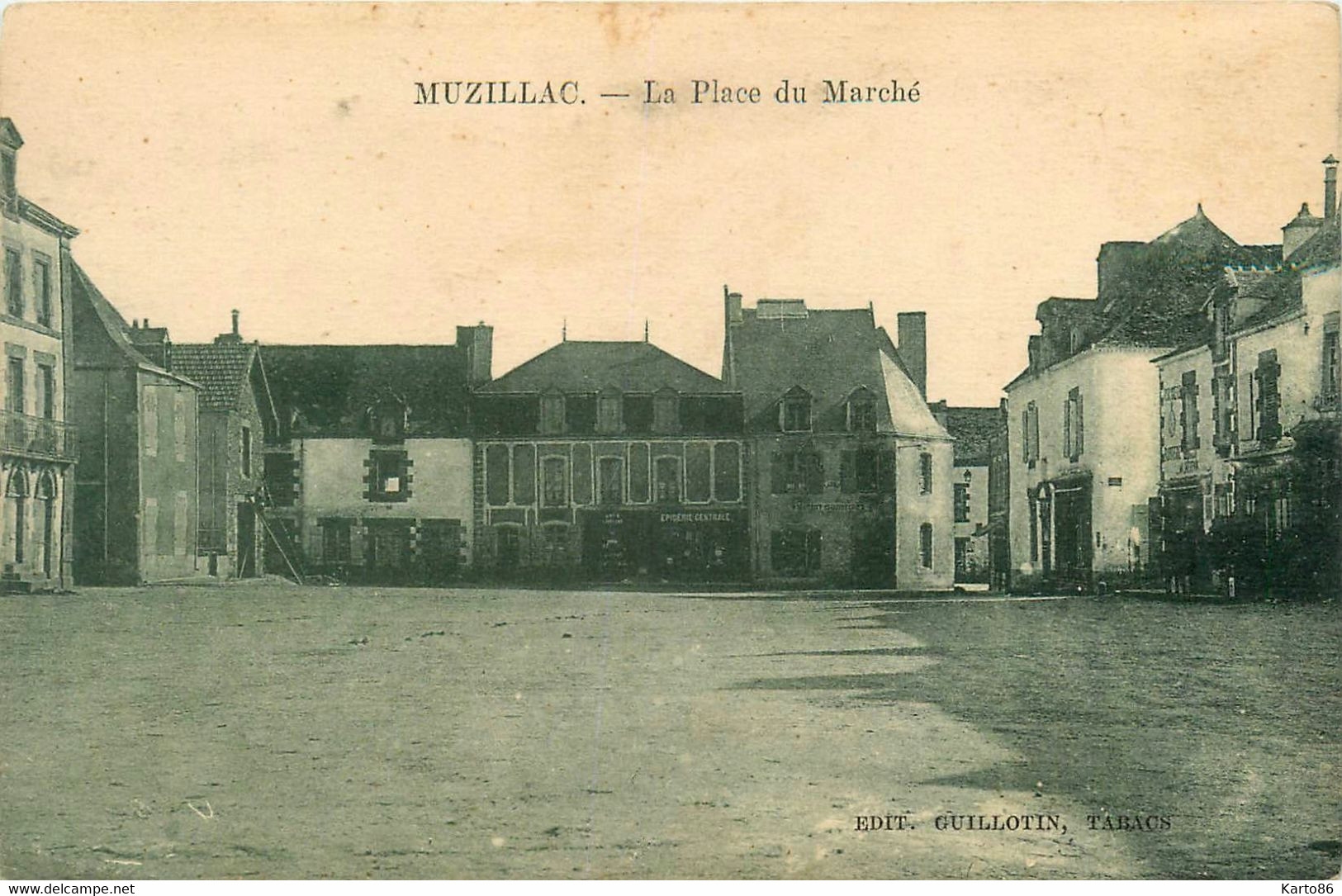 Muzillac * La Place Du Marché * épicerie Centrale - Muzillac